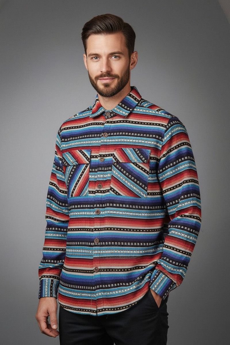 Jamidar Premium Shacket – Imported Flannel Fabric, Code: S39