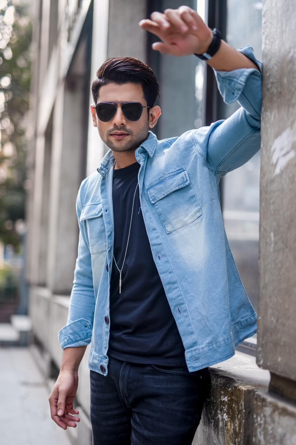 Premium Denim Jacket – Imported Jeans Fabric, Code: J19