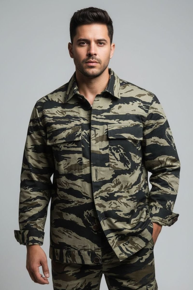 Premium Army Jacket – Imported Jeans Fabric, Code: J10