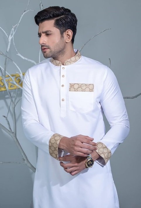 Exclusive Gucci Printed Panjabi – P18