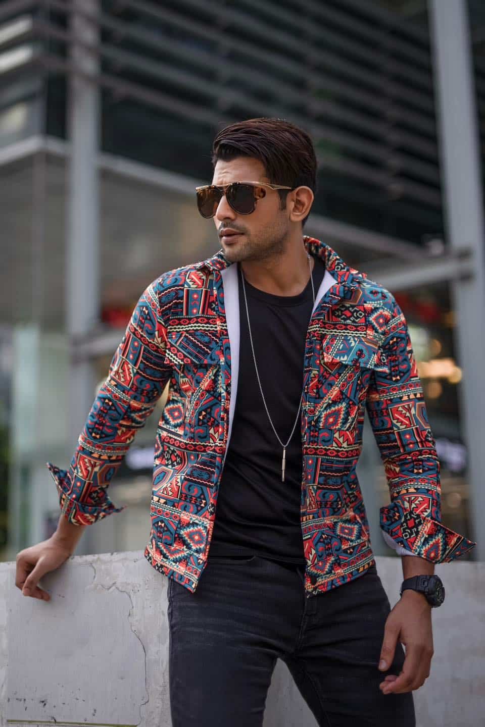 Exclusive Printed Jacket – LVI