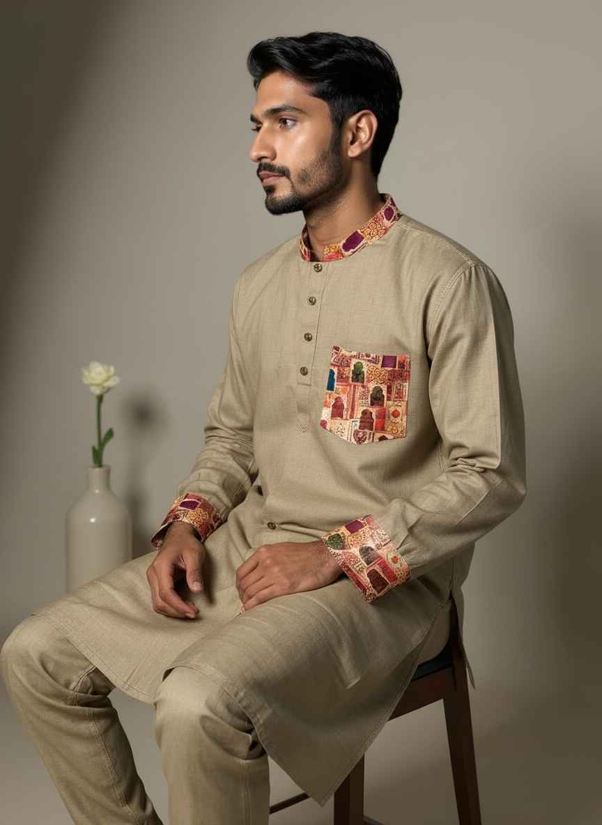 Exclusive Printed Panjabi – P31