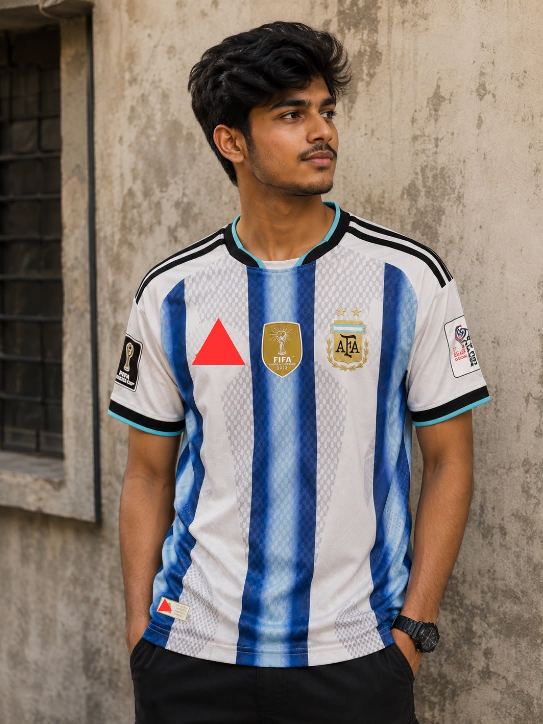 BD Premium Player Edition Honeycomb Fabric Argentinba Jersey