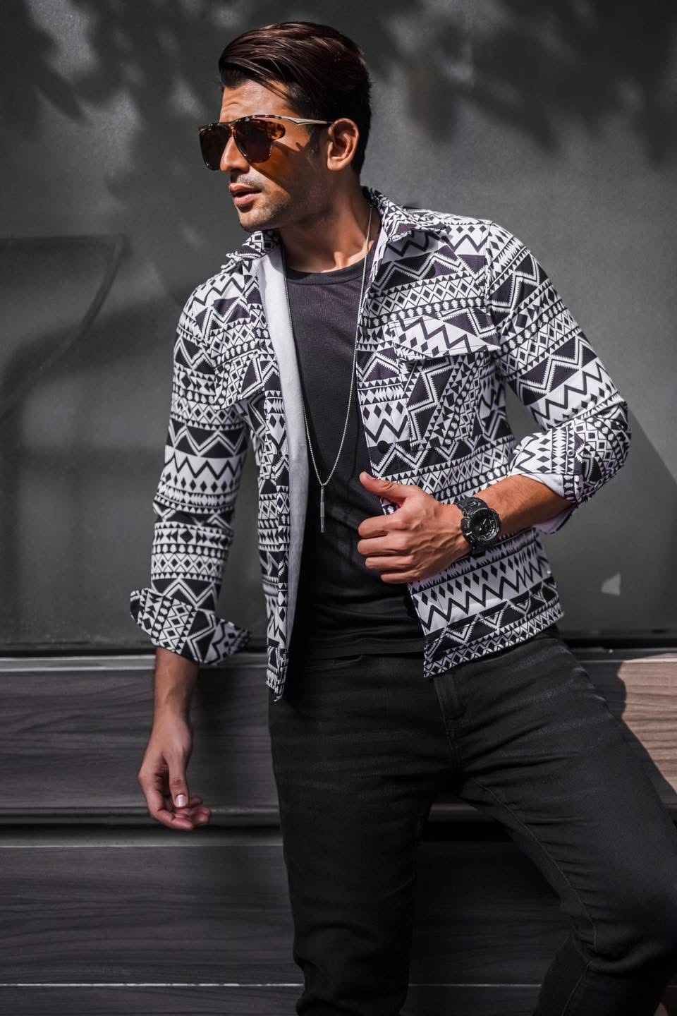 Premium Printed Casual Jacket - LVS