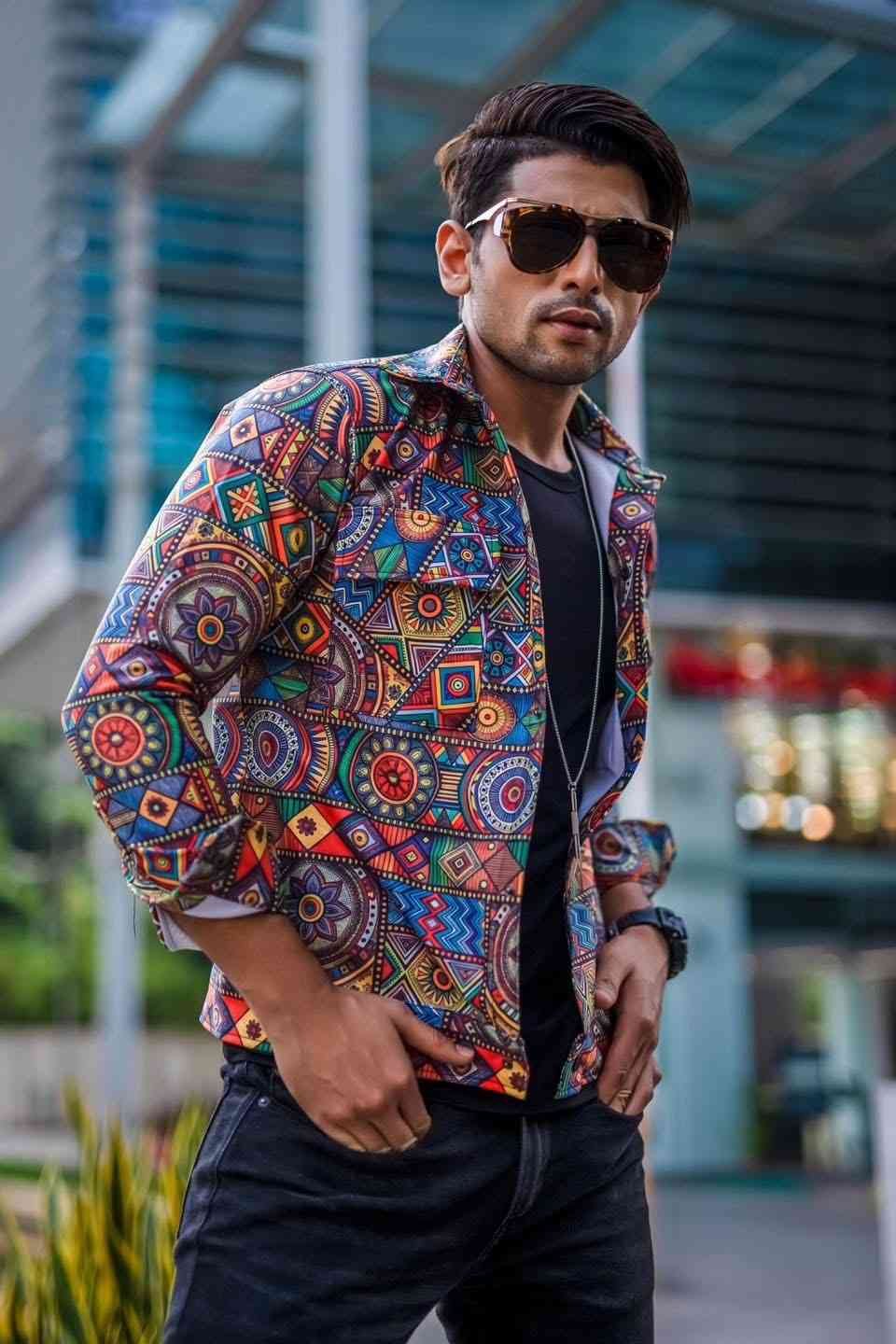 Premium Printed Casual Jacket - LVC